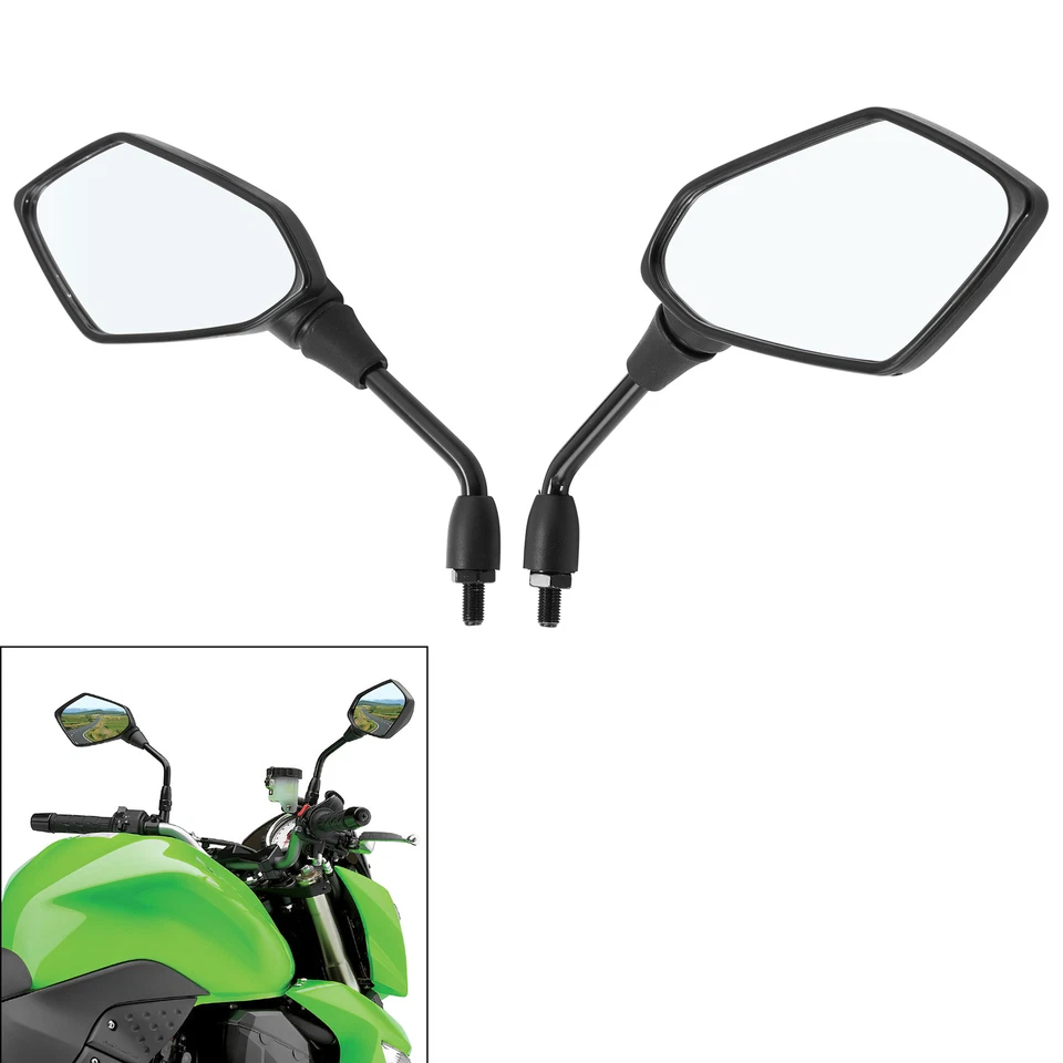 Espejos retrovisores laterales aptos para Kawasaki Z750 2004-2012 2006 07 08 09 Foto 1 de 4