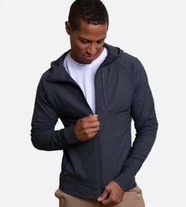 Cariloha Herren Comfort Zip Hoodie - Charcoal Heather - 2XL - Bild 1 von 2