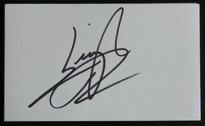 Leigh Halfpenny Signed Index Card Wales & British Lions Rugby Legend COA - Picture 1 of 1