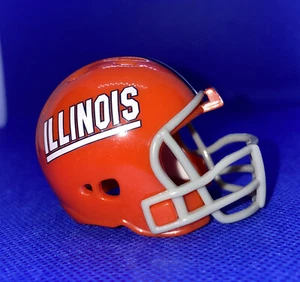 Illinois Fighting Illini Riddell Pocket Pro Casco Colegio NCAA Fútbol Naranja - Imagen 1 de 14