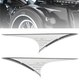 Fit Harley Tri Glide Ultra FLHTCUTG Trike FLHXXX 2x Rear Trunk Side Accents Trim - Bild 1 von 10