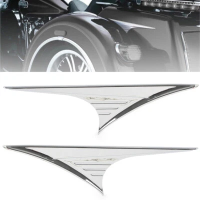Triciclo Fit Harley Tri Glide Ultra FLHTCUTG FLHXXX 2x detalles laterales del maletero trasero moldura Foto 1 de 4