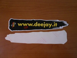 adesivo-sticker-RADIO DEEJAY(nero)-cm.5x21,5 - Imagen 1 de 1
