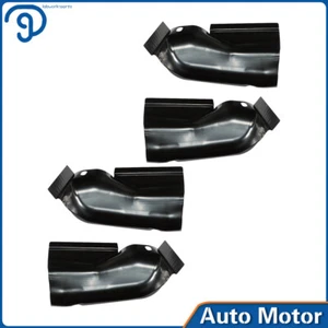 4PCS For 2009-2013 2014 Ford F-150 Crew Cab Replacement Black Steel Cab Corners - Picture 1 of 14