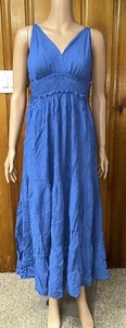 New Deepself Blue Maxi Sundress Small - Picture 1 of 3