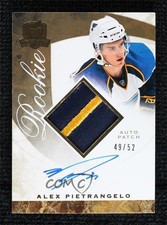 2008-09 Upper Deck The Cup Gold Rainbow /52 Alex Pietrangelo #135 Rookie Auto RC