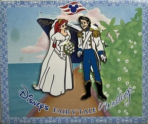 DCL Fairy Tale Wedding Gift Pin Prince Eric Ariel Little Mermaid Authentic 9271 - Picture 1 of 5