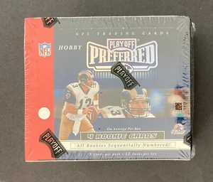 Playoff Preferred Football 2001 caja de pasatiempos sellada de fábrica - Autos/Drew Brees radiocontrol - Imagen 1 de 6