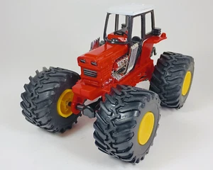 New Ray Diecast Body Big Wheel 4X 4 Red Tractor. 5.5" X 4". - Picture 1 of 9