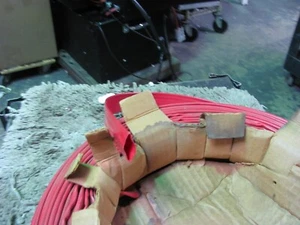 SET VINTAGE ROT ROOL 3/4 ZOLL SCHRUMPFSCHLAUCH 150 FUSS ELEKTRISCHE ISOLIERUNG - Bild 1 von 6