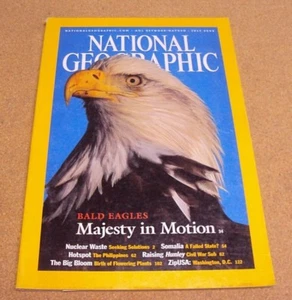 National Geographic July 2002 Nuclear Waste Bald Eagle Somalia Philippine Flower - Picture 1 of 2