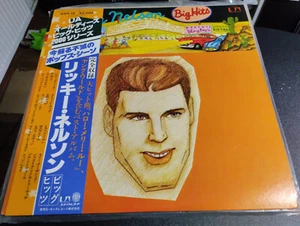 LP Ricky Nelson "BIG HITS" United Artists - JAPAN ( OBI) GXH-18 (VG+) - Picture 1 of 4