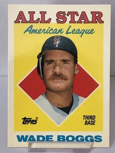 1988 Topps TIFFANY Wade Boggs All-Star Baseball Card #388 - Boston Red Sox - Imagen 1 de 2