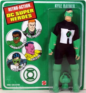 KYLE RAYNER Retro Action DC Super Heroes Figure Green Lantern Exclusive Mego - Picture 1 of 3