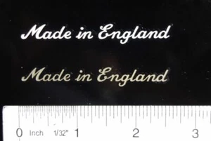 Raleigh Fahrrad "Made in England" Aufkleber Wahl Gold oder Weiß - Bild 1 von 1