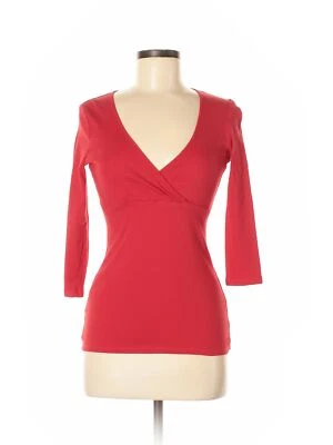 Camiseta VS Tee Shop Mujer Roja Manga 3/4 M Foto 1 de 2