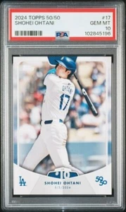 PSA10 2024 TOPPS 50/50 SHOHEI OHTANI 17 SHOHEI OHTANI - Picture 1 of 2