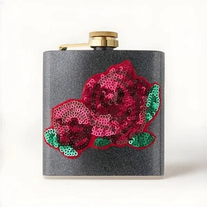 Embellished Flask - Picture 1 of 2