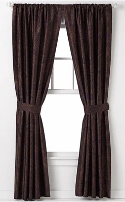 CHAPS Home PRESTON PAISLEY Window PANELS Size: 42 x 84" (each) NEW 4 Piece Set - Image 1 of 4