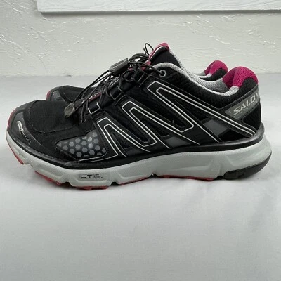 Salomon XR Mission 1 Zapatos de Senderismo para Mujer Talla 8.5 Negro Gris Rosa Running Trail Foto 1 de 4