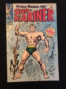 SUBMARINER 1 5.0 MARVEL 1968 SIGNED BY ROY THOMAS ON 1ST PAGE MYLITE 2 DG - Picture 1 of 4