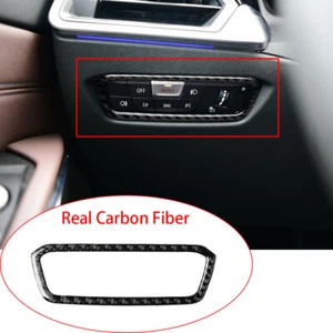 Real Carbon fiber Inner Headlight Switch Cover For BMW 3 Series G20 G28 2019-20 - Picture 1 of 9