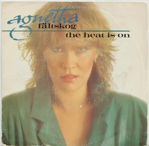 AGNETHA FÄLTSKOG - The heat is on - SINGLE PROMO 1983 SPANISH P/S ABBA - Picture 1 of 3