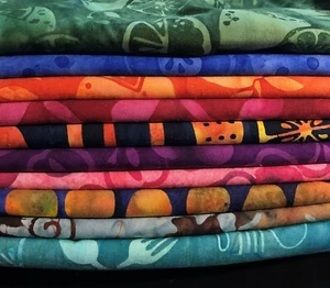 #FF-02 // Island Batik Fruit // Tela 100 % algodón // BTHY // Por media yarda - Imagen 1 de 11