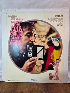 RCA CED VIDEODISC THE PINK PANTHER STRIKES AGAIN with Peter Sellers Blake Edward - Imagen 1 de 4