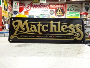 MATCHLESS LONDON MOTORCYCLE SIGN PARTS & ACCESSORIES EC0013 - Foto 1 di 3