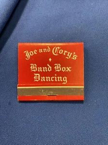 Vintage Matchbook For Joe And Corey‘S Band Box Dancing Montclair, California - Picture 1 of 6