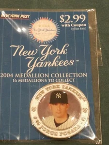 Jorge Posada new york yankees medallion coin 2004 ny post mlb baseball - Picture 1 of 1