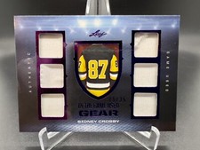 2022-23 LEAF In The Game Used SIDNEY CROSBY 6 Pieces SP /35