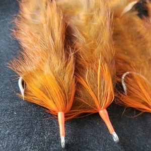 SALTWATER FLY FISHING FLIES TARPON ORANGE LOBSTER # 3/0 CUSTOM TIED - Picture 1 of 3