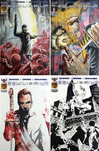 EQUILIBRIUM #1 - #3 & #3B (B & W) 2016 American Mythology Set of 4 - Picture 1 of 9
