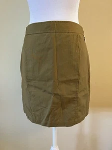 NWT Lacoste Brown Pencil Skirt with Pockets Preppy Career Academia Capsule US 24 - Picture 1 of 7