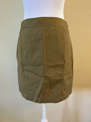 NWT Lacoste Brown Pencil Skirt with Pockets Preppy Career Academia Capsule US 24 - Image 1 of 4