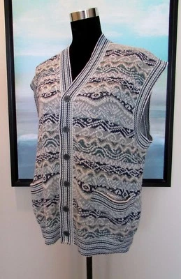 Chaleco Suéter MISSONI Italia Azul Talla L/48 Foto 1 de 4