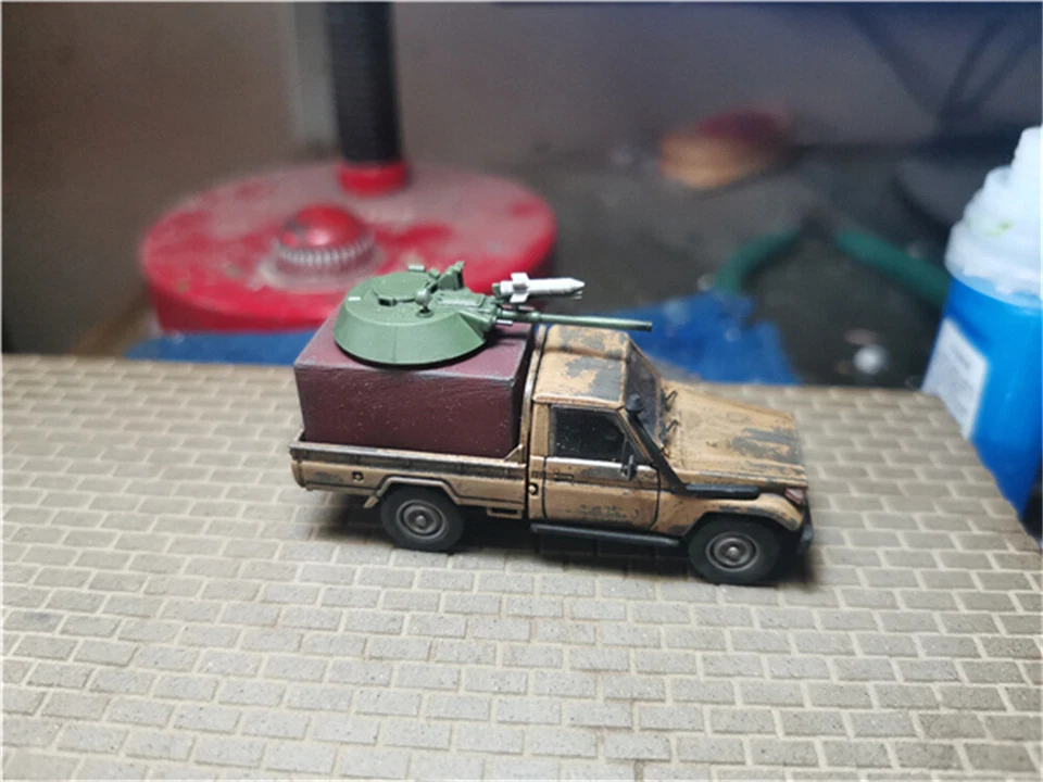 1/72 Middle East Armed Pickup Truck Painted Finished Model - Image 1 of 1