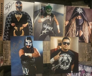 Lucha Libre Autogramm Lot 5 Wrestler signiert persönlich 8x10 Fotos - Bild 1 von 5
