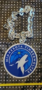 Minnesota Timberwolves Acrylic Oversized NBA Basketball Chain Necklace - Picture 1 of 1