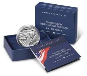 2022 US Air Force One Ounce Silver Medal US MINT 1oz. NEW IN HAND - Picture 1 of 2