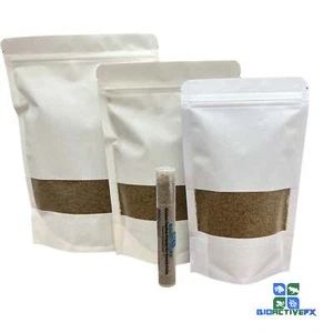 Polvo de pluma de pollo alimento para cangrejo ermitaño - proteína - verter tubo de comida N' Go ™ - Her - Imagen 1 de 3