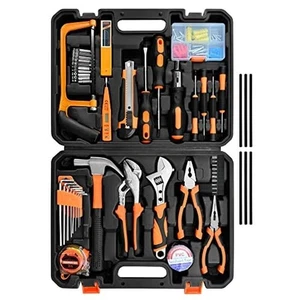 NEW 148-Piece Home Tool Set W/ Case for DIY Projects Durable Repair Tool Kit - Picture 1 of 7