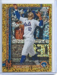 2025 Topps Chrome MLB Francisco Lindor #170 Image Variation SP Gold Speckle /50 - Picture 1 of 1