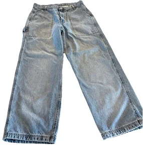 Vintage 90er Levis Dry Goods Baggy Jeans Herren Gr. 34X30 Carpenter Skateboard blau B16 - Bild 1 von 24