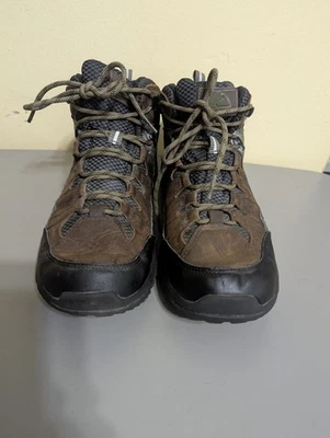 Ozark Trail Men's Size 9.5 Meadows Waterproof Brown Leather Hiking Work Boots - Image 1 of 4