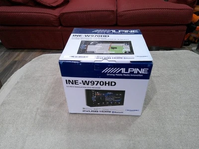 New Alpine INE-W970HD Navigation CD DVD Apple CarPlay Android Auto HD Radio - Image 1 of 4