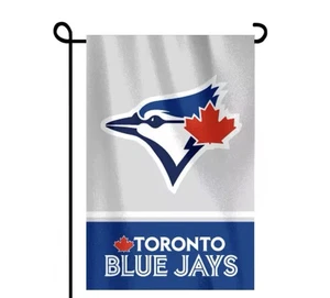 Toronto Blue Jays Double Sided Garden Flag 12x18 Heavy Duty Polyester/New - Picture 1 of 1