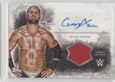 2015 Topps WWE Undisputed Attitude Relics Michael Mcgillicutty Curtis Axel Auto - Image 1 of 2